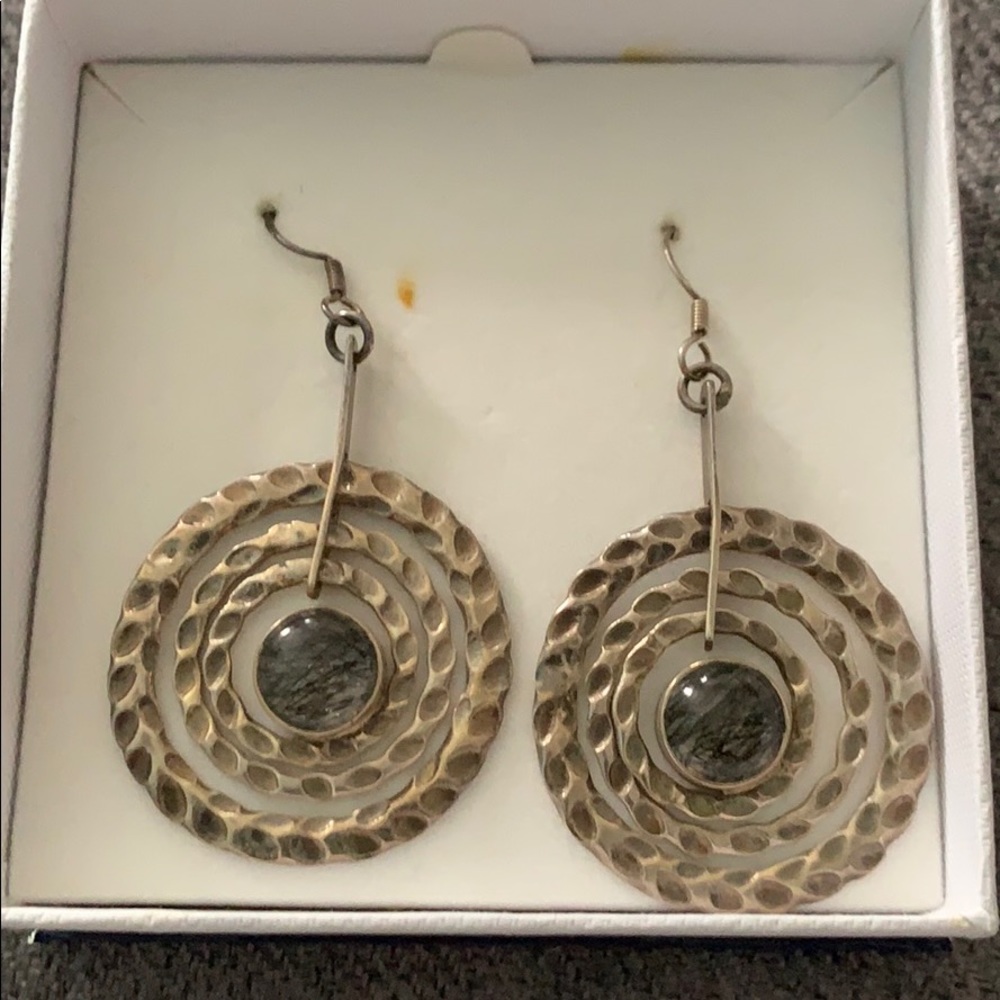 Banty Silver earrings.
